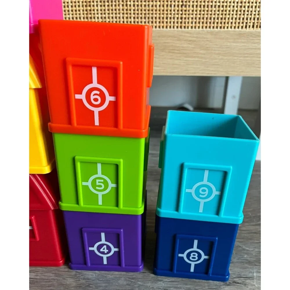 Learning Resources Number House Stackers Counting Houses 1-9 Incomplete Set